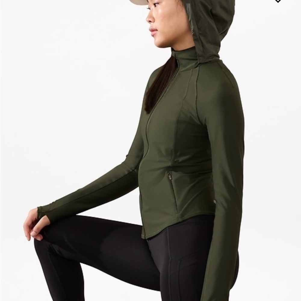 Athleta Olive Green Interval Jacket - image 1